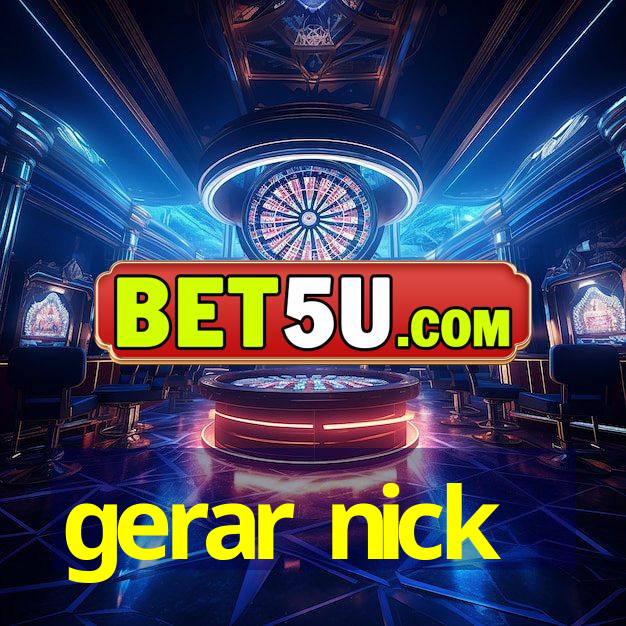 gerar nick